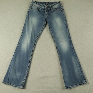 Silver Jeans Womens 31x32 Suki Bootcut Flare 5-Pocket Stretch Flex Denim Blue